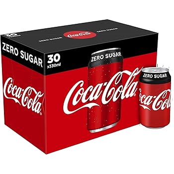 Coca-Cola Zero Sugar Cans, 30 x 330ml: Amazon.co.uk: Grocery
