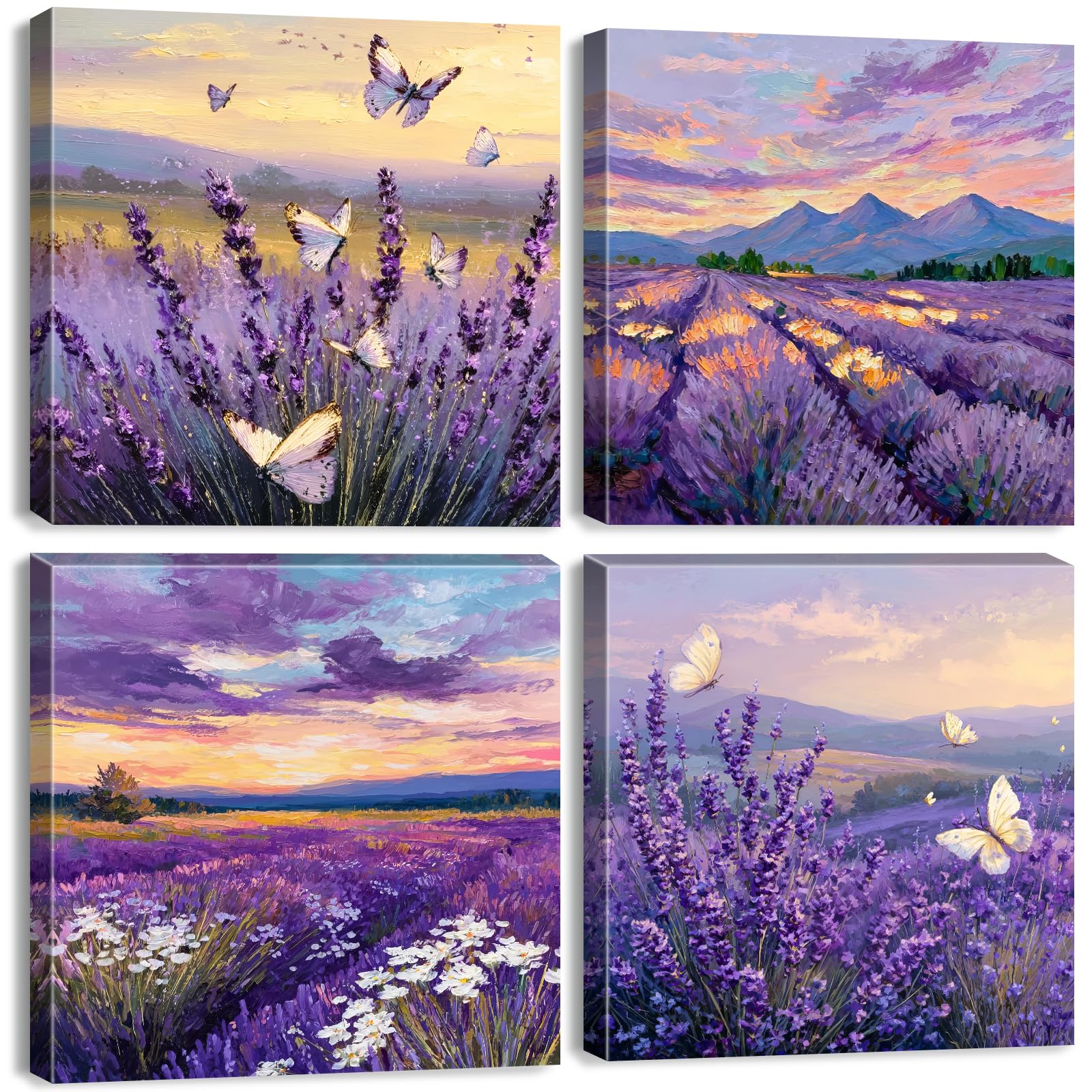 AREBOLO Lavender Wall Art