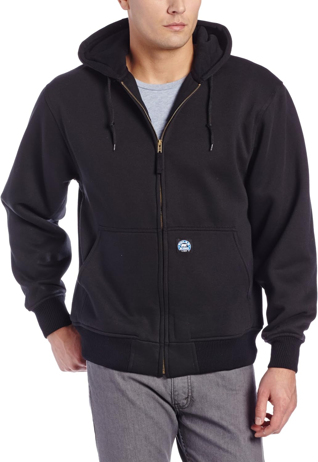 old mill thermal hooded sweatshirt
