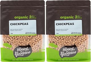 Honest to Goodness Organic Chickpeas 1 kg (Pack of 2)