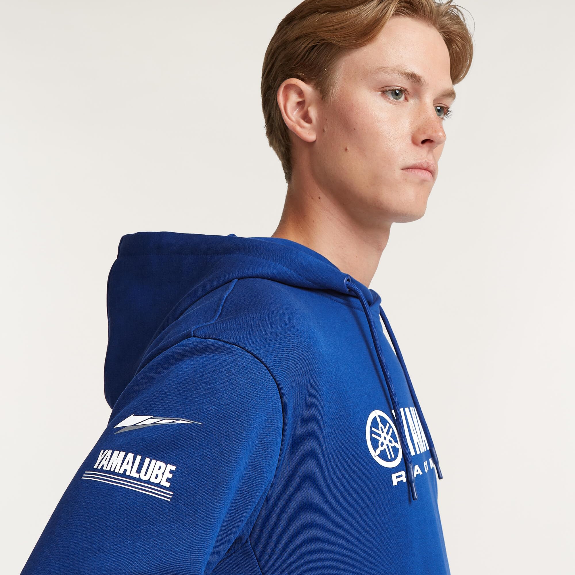 Yamaha Racing Paddock Blue Teamwear Pullover Hoodie Unisex Viseu