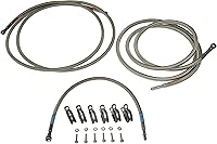 Vista 1 de Dorman 819-845 Línea de combustible trenzada de acero inoxidable flexible frontal compatible con modelos seleccionados Chevrolet/GMC (OE FIX)