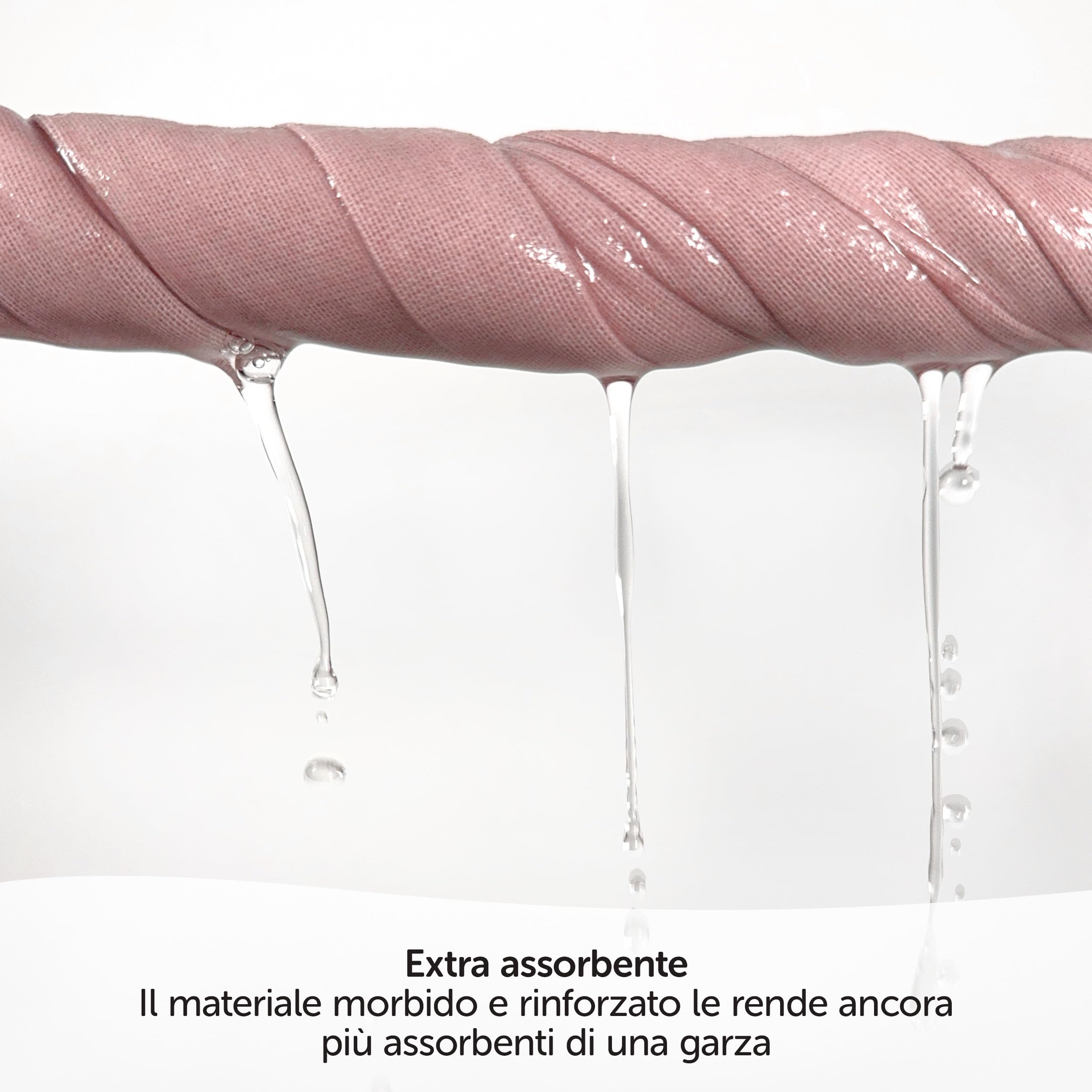 Teli in Mussola Neonato 80x80 cm 4 Pezzi Cotone 100% OekoTex Standard 100 Rosa Cipria