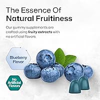 Vista 5 de BIO KRAUTER Brain Support Gummies - 60 Vegan Chews - Natural Brain Supplement - Ashwagandha, Ginkgo Biloba, Bacopa, DMAE, and Vitamins for Cognitive