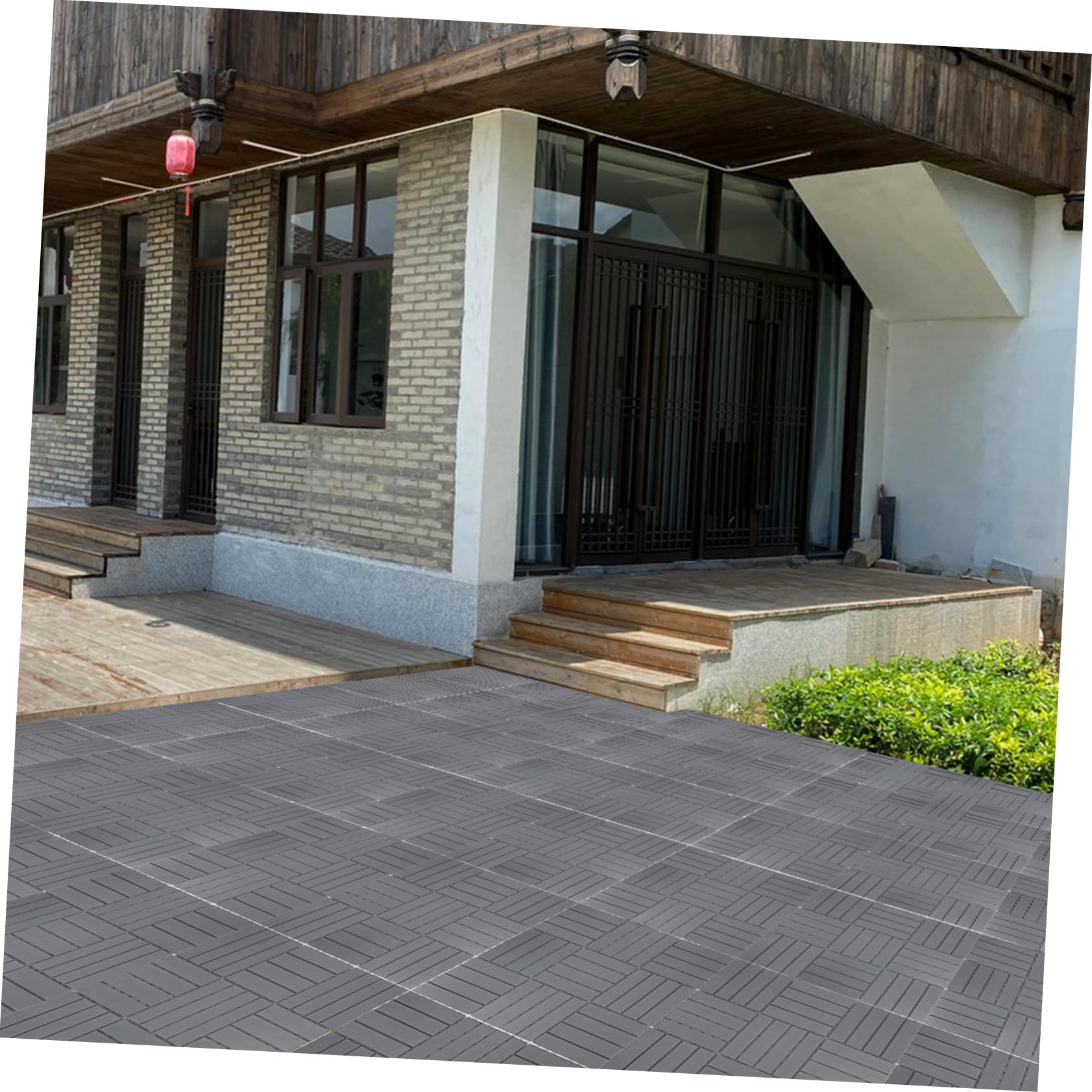 Baldosas de Plástico Entrelazadas para Exterior 11 Piezas Pp
