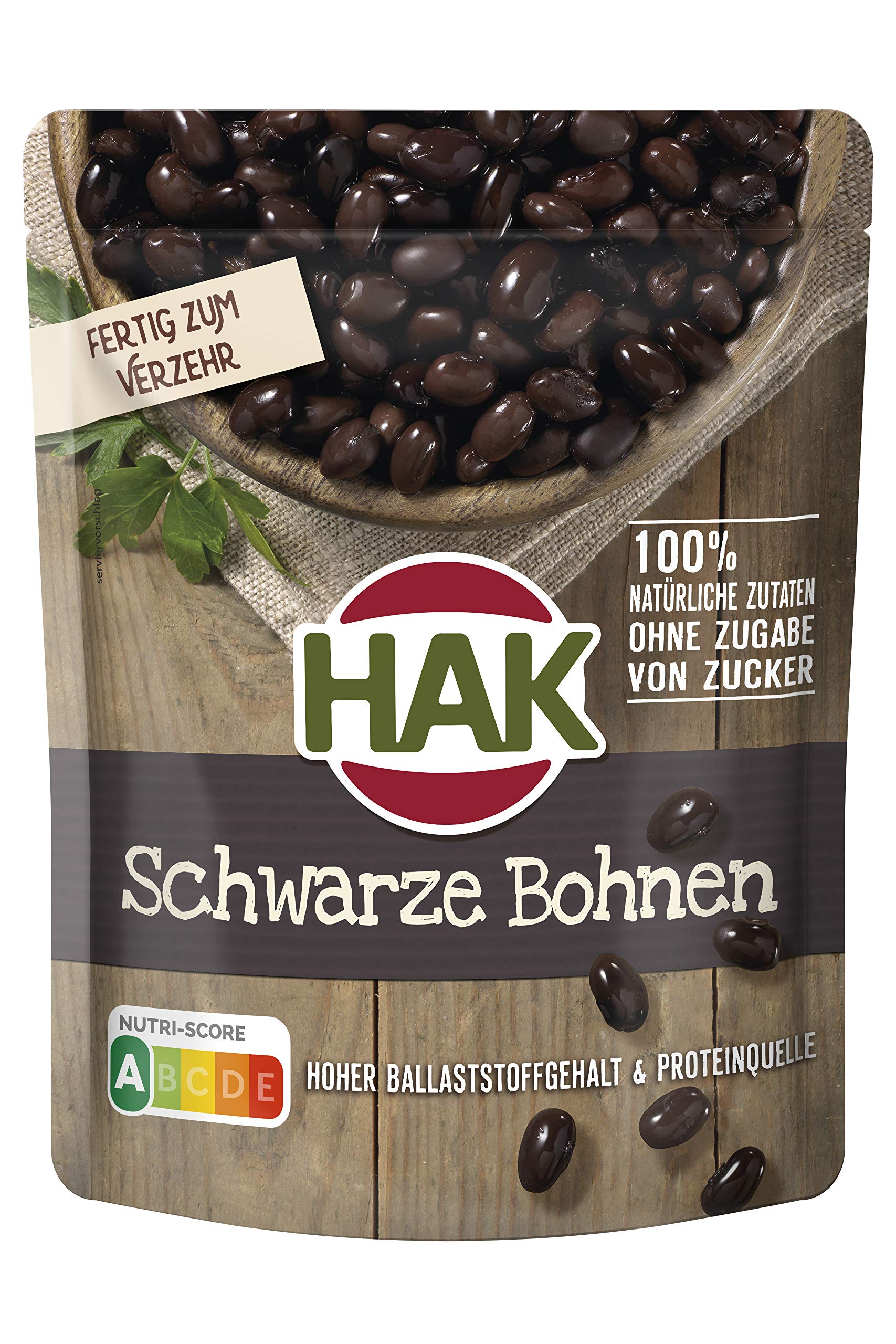 HAK Schwarze Bohnen, 200 g