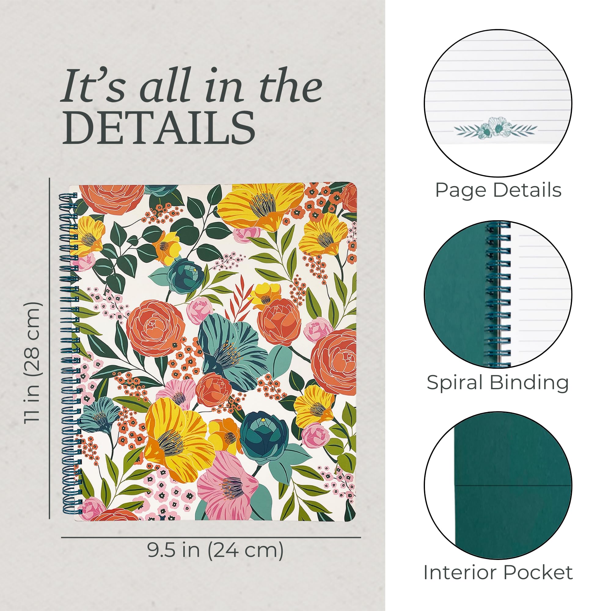 Steel Notebook Steel Mill & Co Stationery Steel Mill & Co Spiral Notebook - 11x9.5 ...