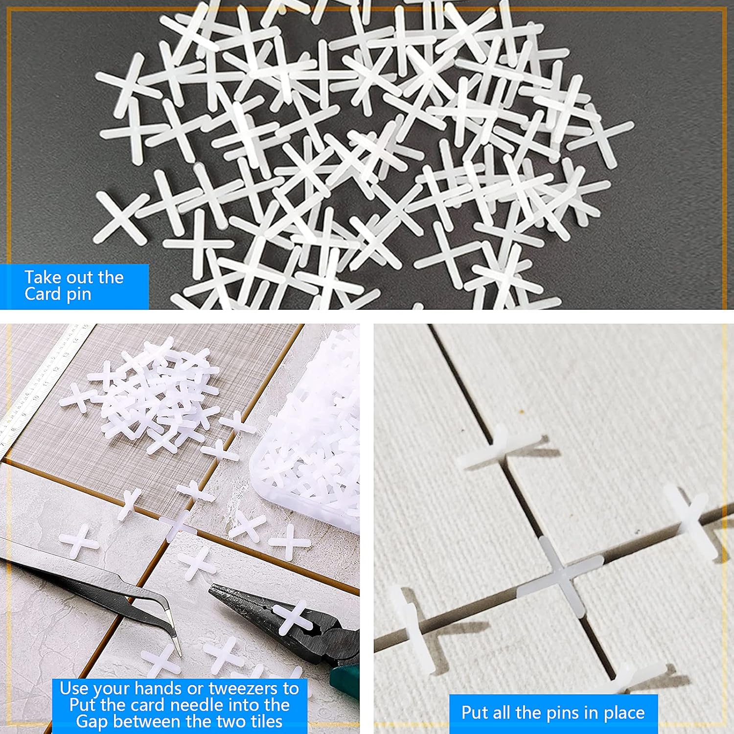 Buy Betecent 2000PCS Tile Spacers 1/12 inch 2mm Ceramic Wall Floor