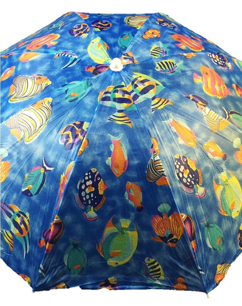 Beach Umbrellas (Fish-Bowl Blue)