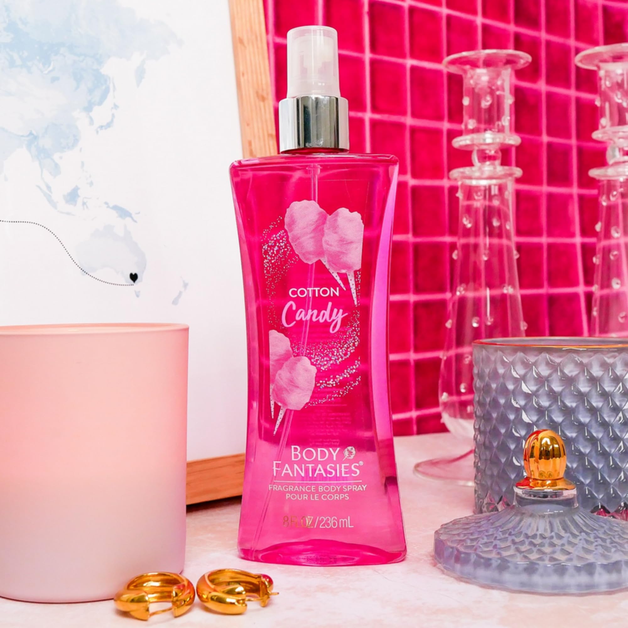 香水(女性用) BODY FANTASIES cottoncandy Fragancia Corporal - Cotton Candy - Body Fantasies : Amazon.ca
