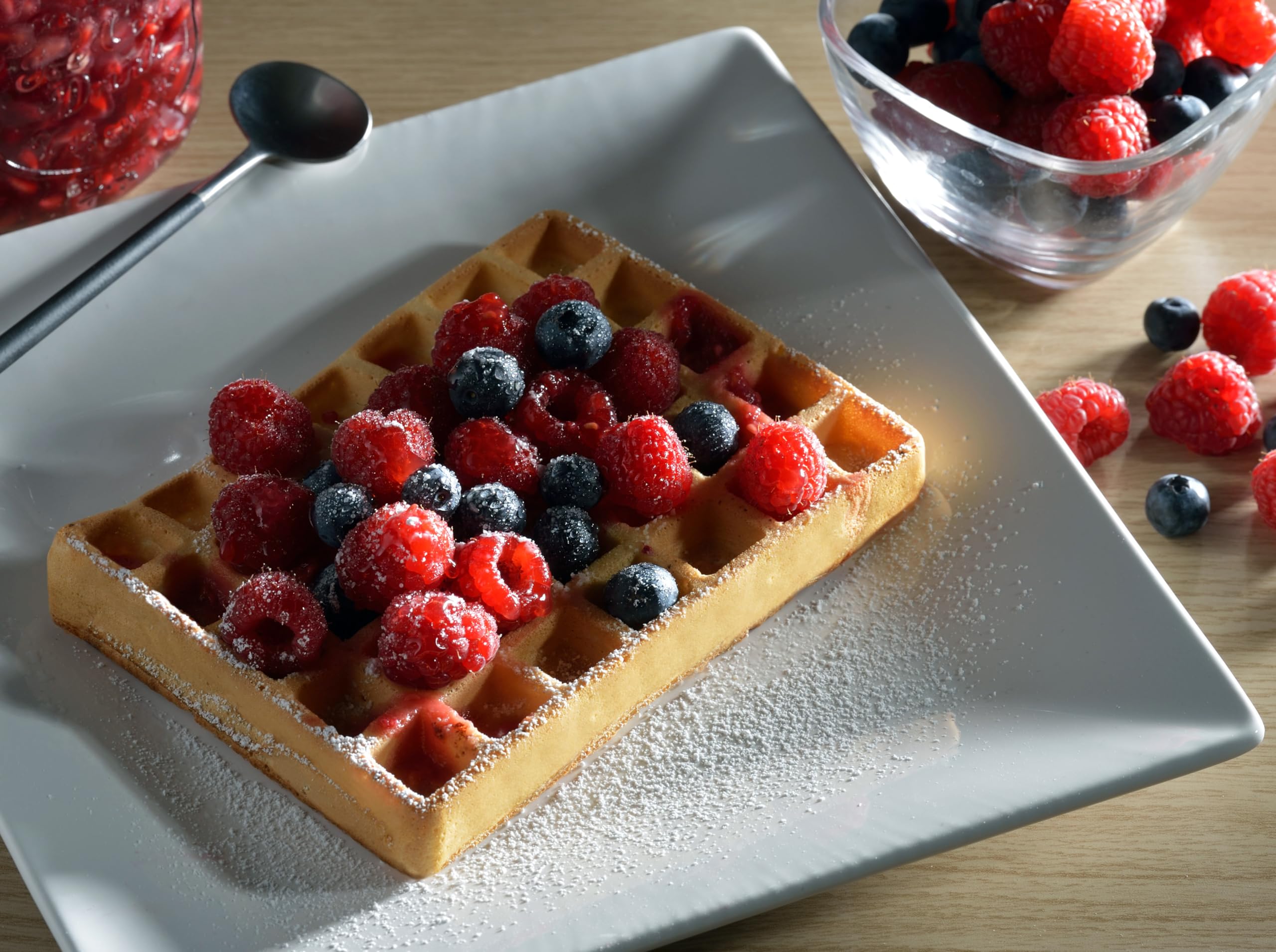Tefal XA7348 Waffelplatten für OptiGrill 4in1 und 2in1 XL | Zubereitung von belgischen Waffeln | Aluminiumdruckguss | Antihaftbeschichtung | spülmaschinenfest | Schwarz