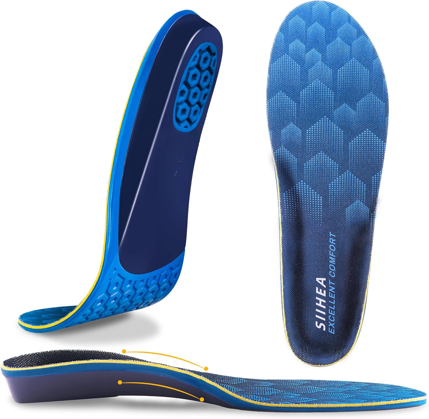 SIIHEA Arch Support Shoe Inserts, Hollow Structural Shock