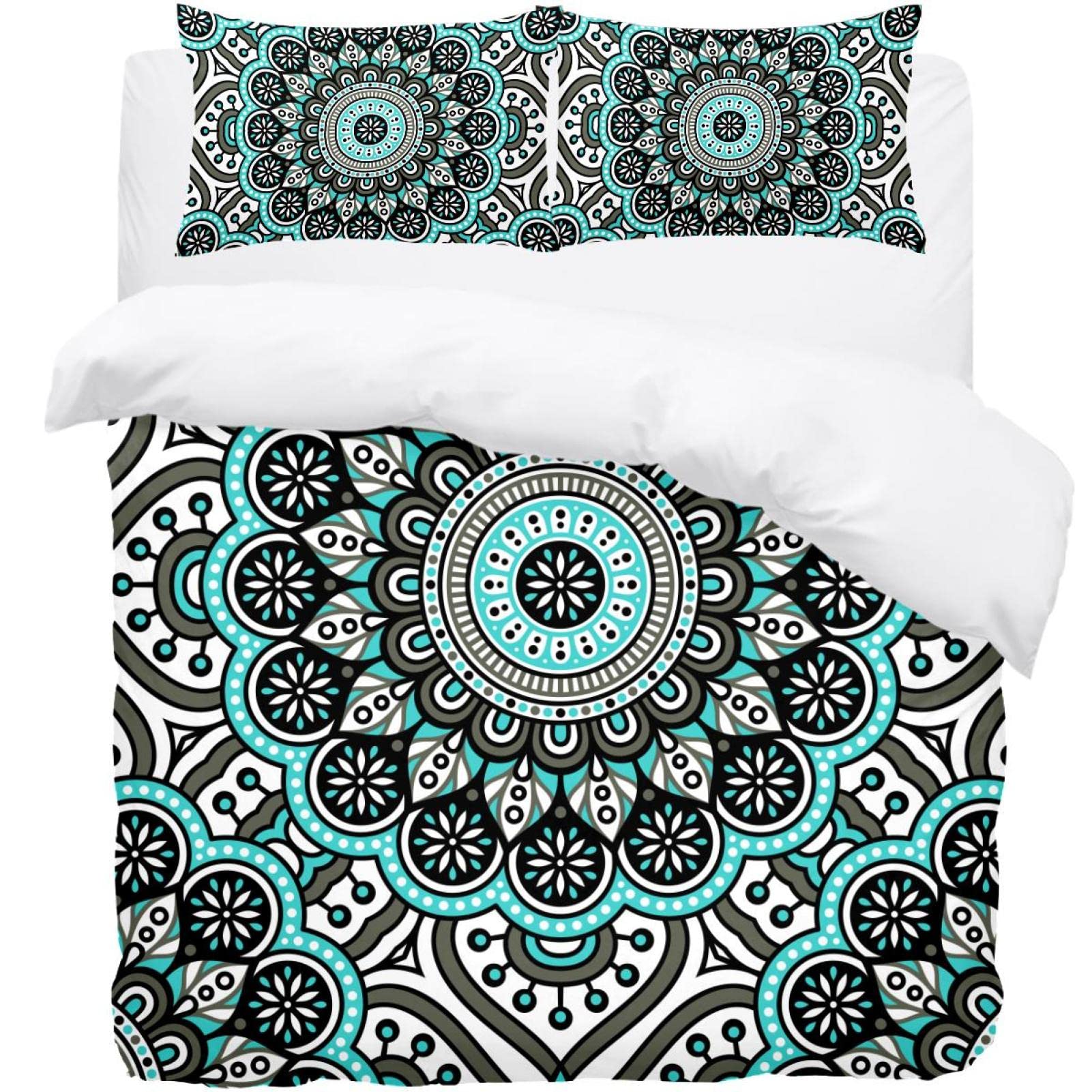 Parure de lit style mandala pour une chambre cocooning et cosy