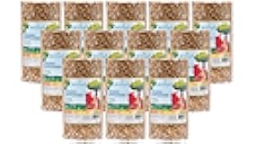 JCs Wildlife Golden Safflower Premium Bird Seed Small Cylinder with Hole(12-Pack)