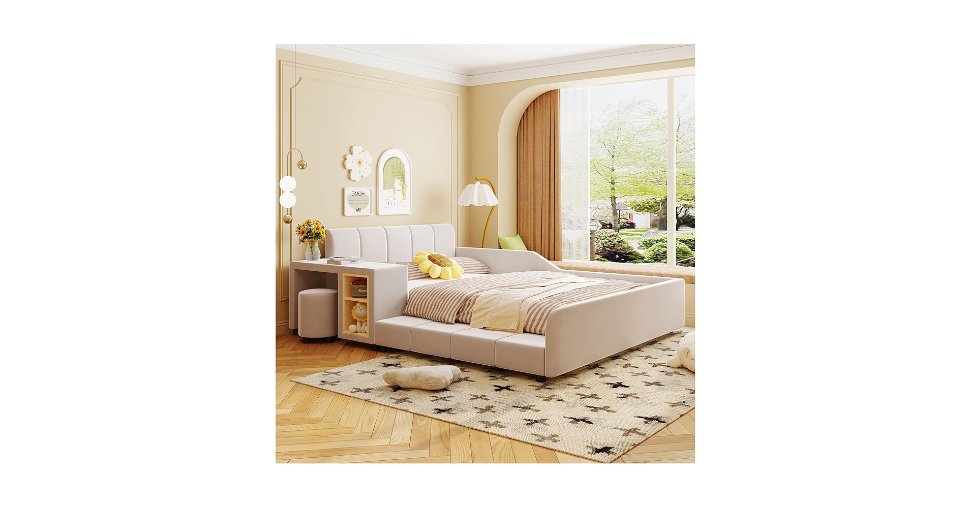 Amazon.com: Full Size Luxury Upholstered Grounded Bed, Velvet Amazon.com: Full Size Luxury Upholstered Grounded Bed, Velvet