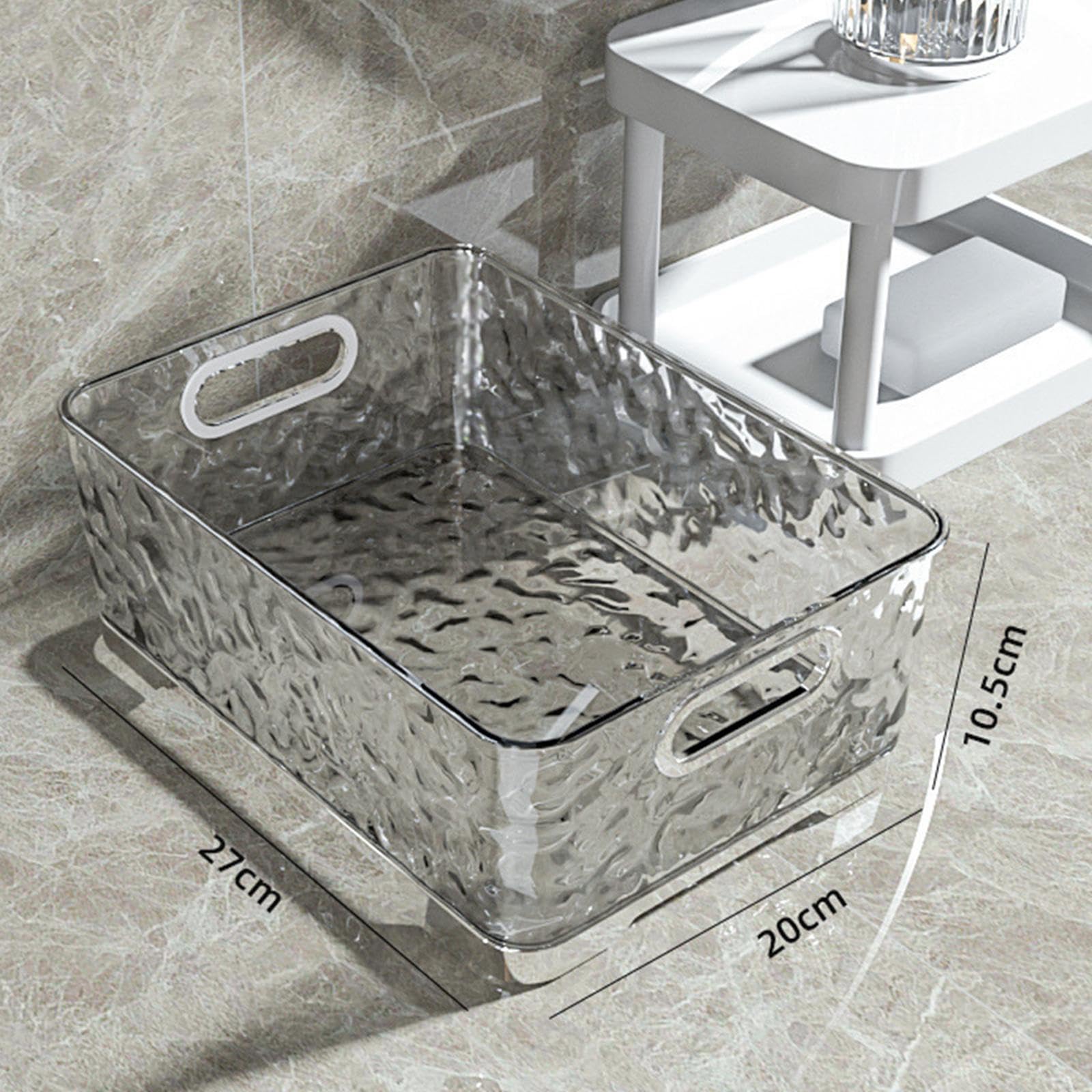 Enakshi® Cosmetic Storage Box Bathroom Organizer Case for Bathroom Cabinet Countertop Silver|Home & Garden | Household Supplies & Cleaning | Home Organization | Storage Boxes 1