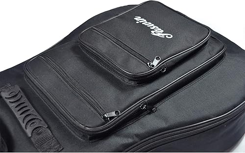 Miniatura 7 de Faswin bolsa de transporte acolchada para guitarra acústica con 6bolsillos púas y correa 41pulgadas