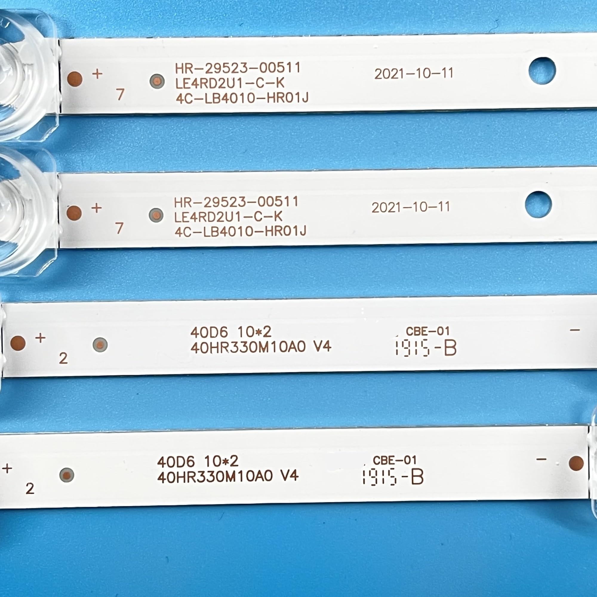 Tira Luminosa Tv Tira De Retroiluminación LED Para TV 40" 40S6500 40D3000 40S6500FS 40D6 10X2 40HR330M10A0 V4 4C-LB4010-HR01J HR02J 40F6F 40L2F 40D610X2