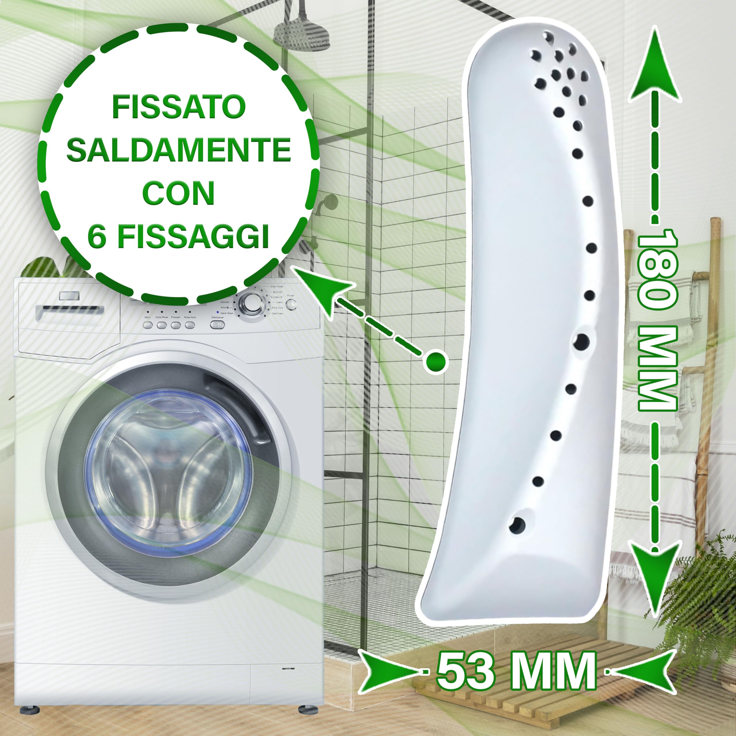 3 Pezzi Trascinatore Per Tamburo Lavatrice Con Codice Originale - Foto 3