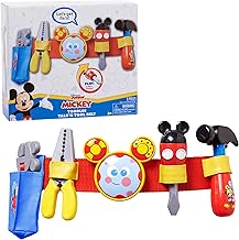 Disney Mickey Toodles Talk'n Toolbelt y Accesorios de Juguetes de Herramientas para Jugar y Vestir para Niños, Juguetes para Niños a partir de 3 años por Just Play
