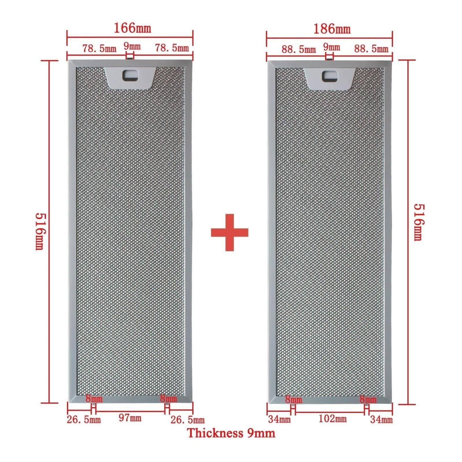 Filtro Grasa Campana 00660222 00660223 Aluminio 516x166/516x186mm