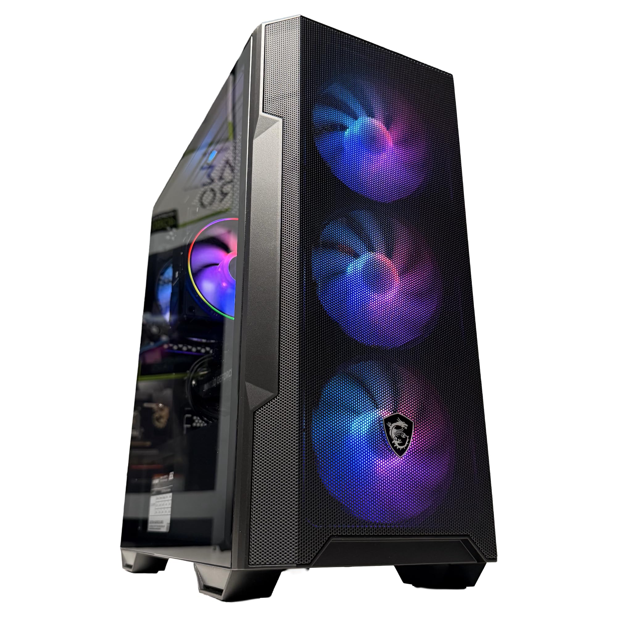 Golook PC Gaming Tokyo 3.3 - Ryzen 5 5600X / 16GB RAM / 1TB NVME M.2 / RTX 5050 8GB / B550M / 5 Ventole Raffreddamento - Computer Fisso