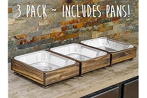 3 Pack of Disposable Foil Pan Holders