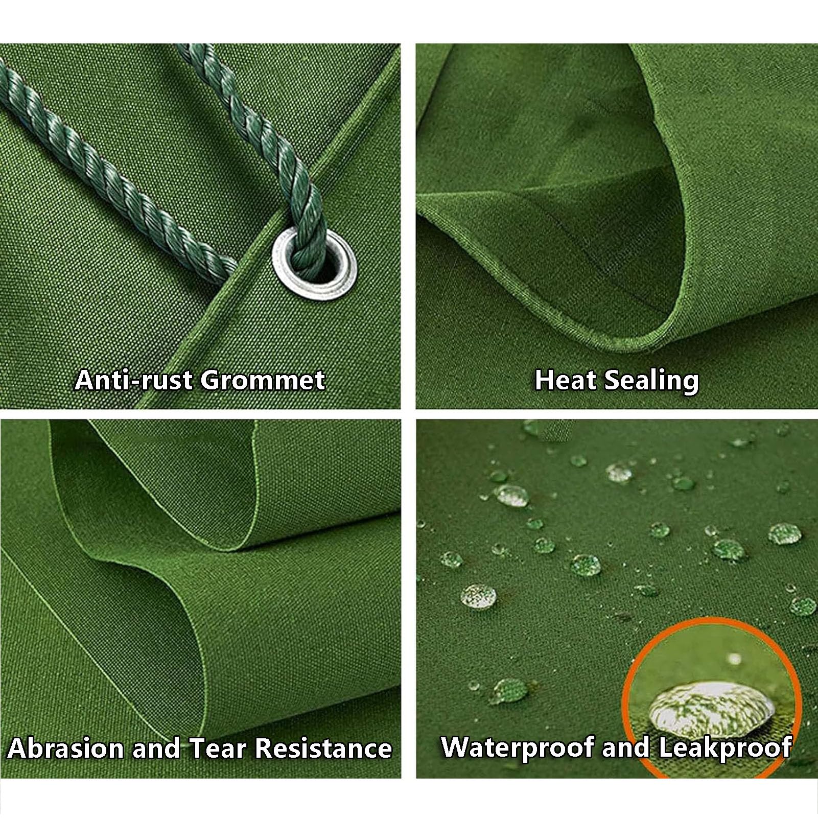 Waxed Canvas Tarp 3×3 Durable Wax Canvas Tarp - 100% Cotton 3x3m 8oz – Journeyman