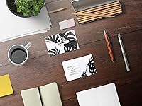 Vista 5 de Premium tarjetas de visita personalizadas 3.5x2 pulgadas 100 tarjetas diseño personalizable con textura tejida y patrón de cheque de lino tarjeta