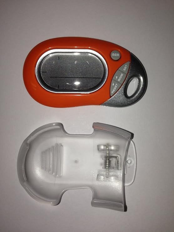 hrm Pedusa PE-771 Tri-Axis Multi-Function Pocket Pedometer (Orange)
