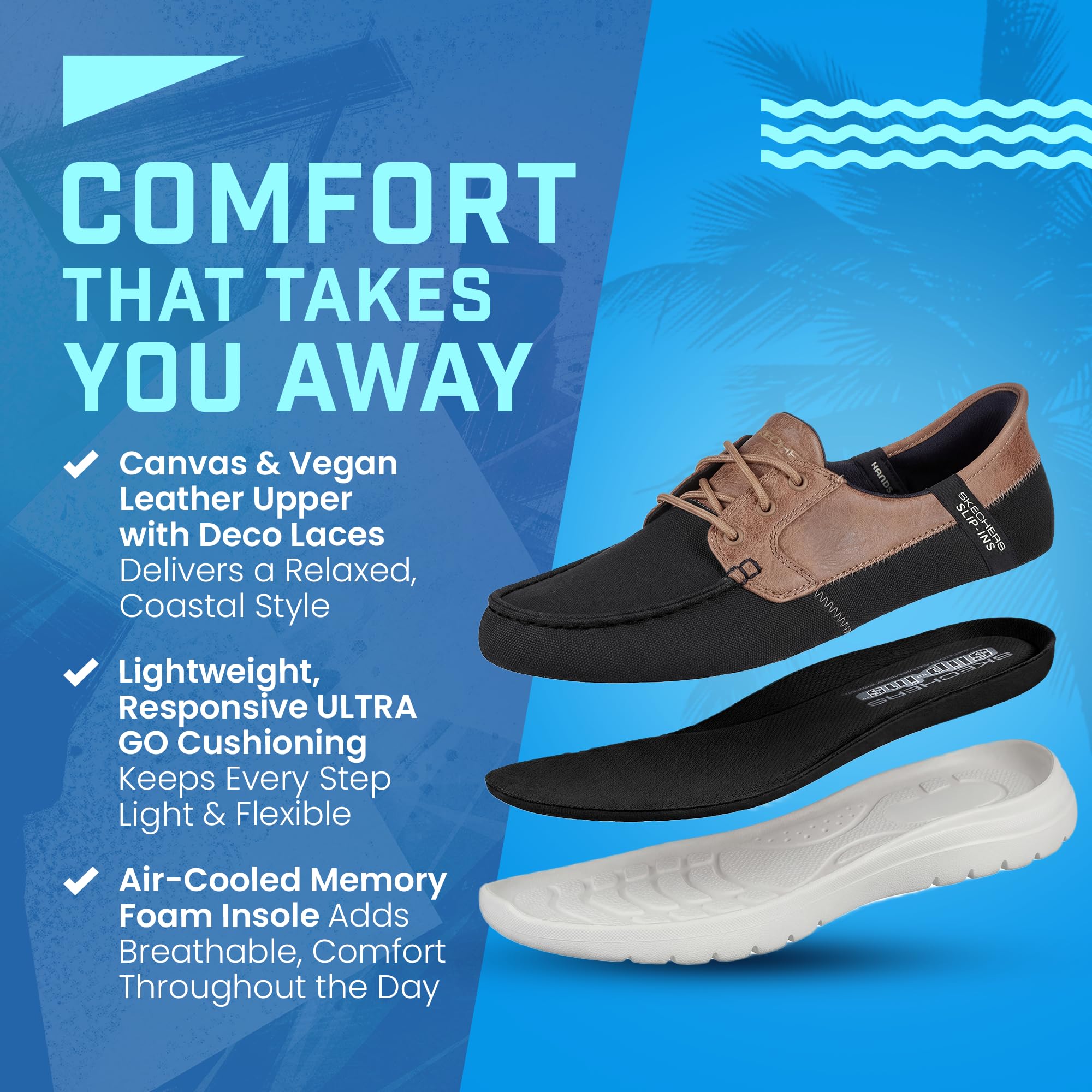 Skechers Mujer On-The-Go Flex Palmilla Slip-In Entrenador