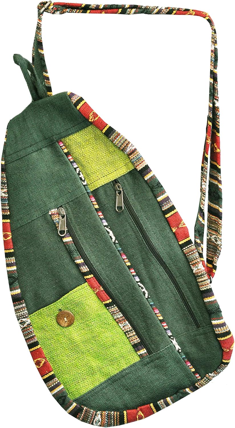 Mandala Crafts Boho Sling Bag for Women Crossbody Purse – Bohemian One Strap Backpack – Hippie Boho Backpack for Men Daypack