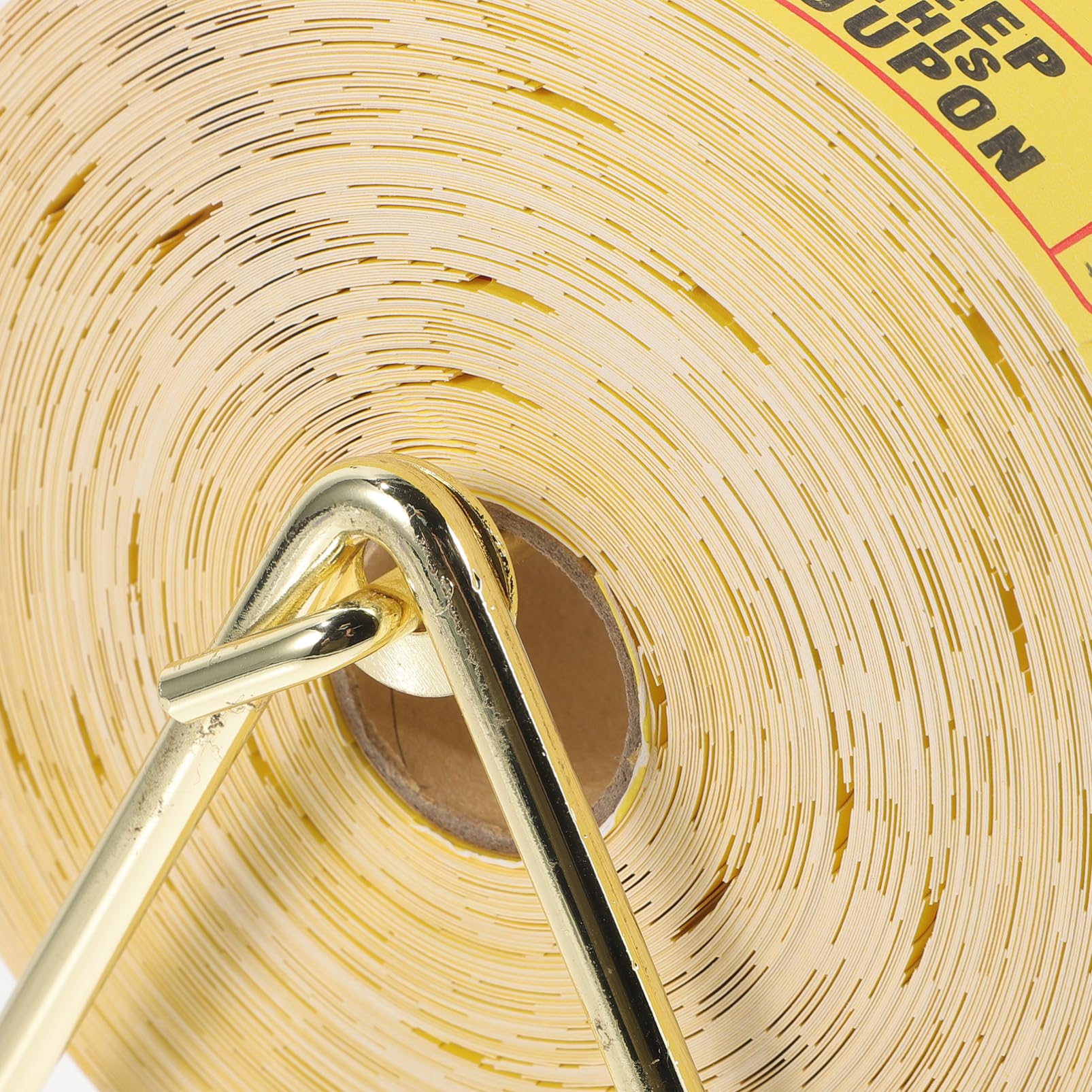Operitacx Losrollen mit Perforation Loshalter für Spendenaktionen und Veranstaltungen Papierlose mit Rückseite für Adressen als Losspender für Tombolas und Jahrmarktsveranstaltungen