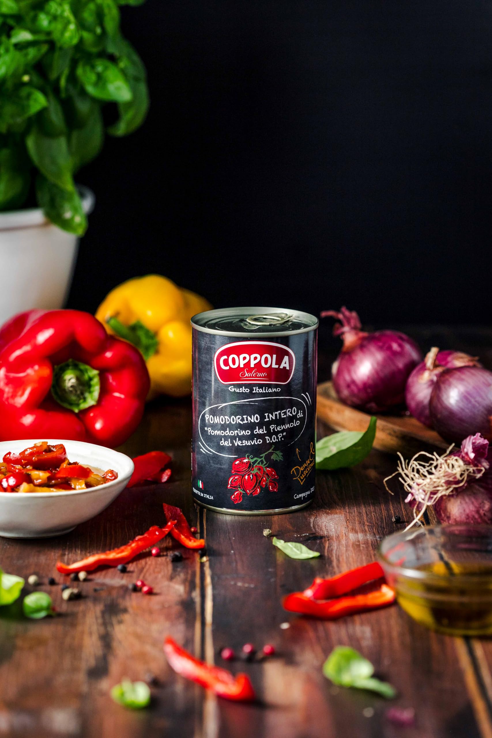 Coppola Pomidory Wiśniowe 'Piennolo del Vesuvio AOP' 400g (zestaw 12 sztuk)