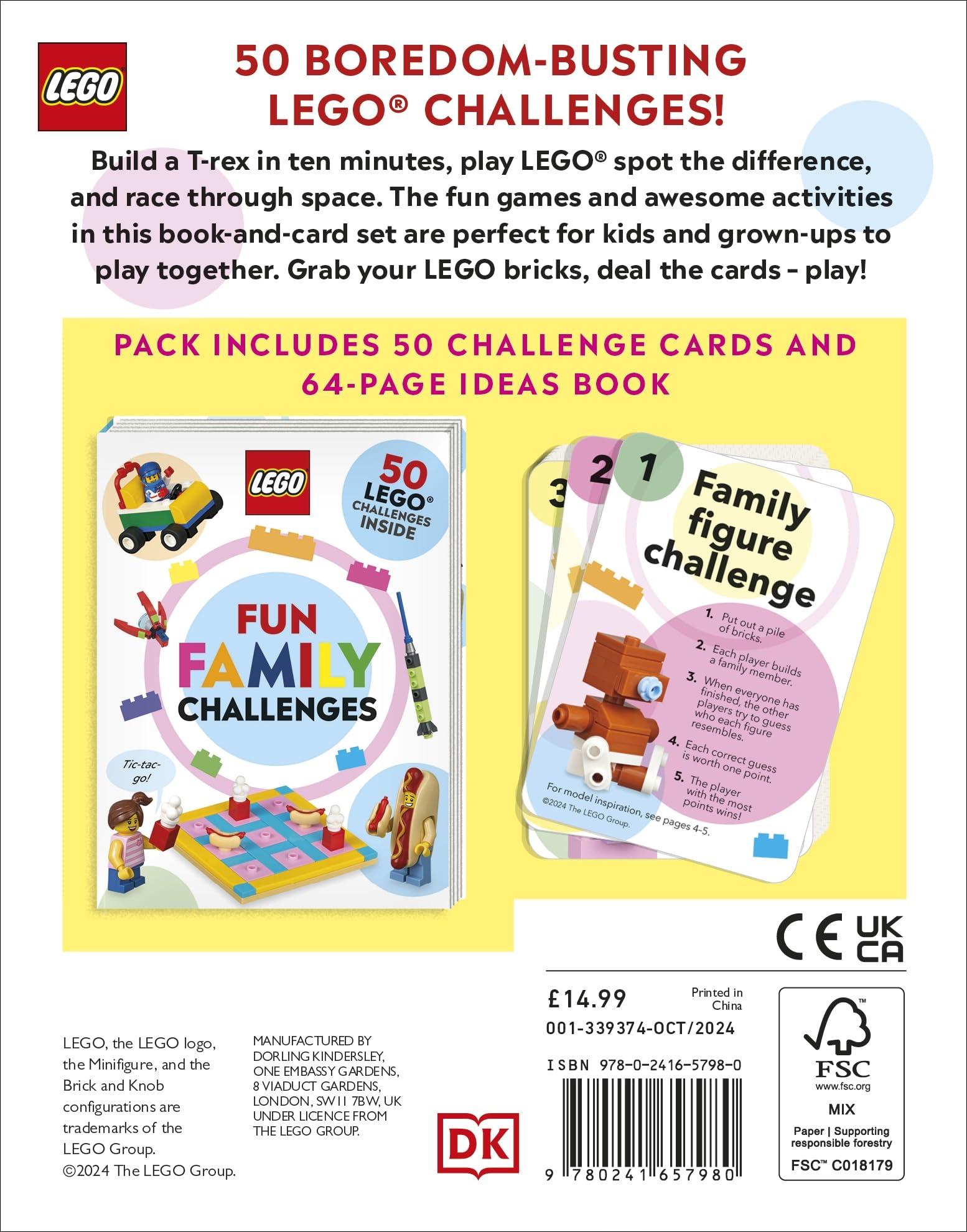 LEGO Fun Family Challenges: 50 Boredom-Busting Ideas to Build and Play