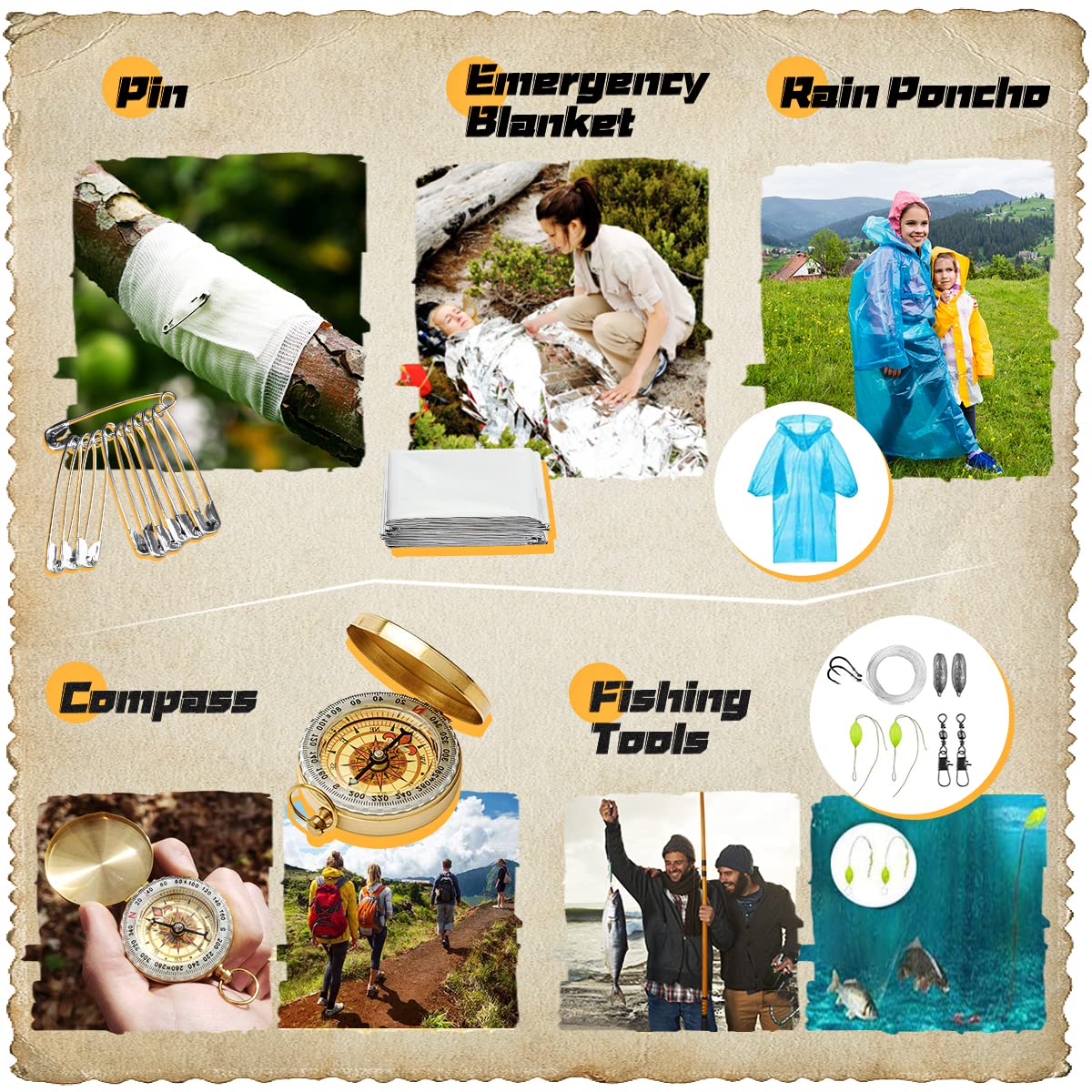 Bolsa Vacía De Primeros Auxilios Con Doble Cremallera