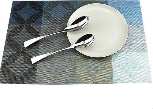 Miniatura 4 de Uniturcky Juego de cubiertos de acero inoxidable 1810, cubiertos de cocina, juego de utensilios de cocina, cuchillo para carne, plata pulida con