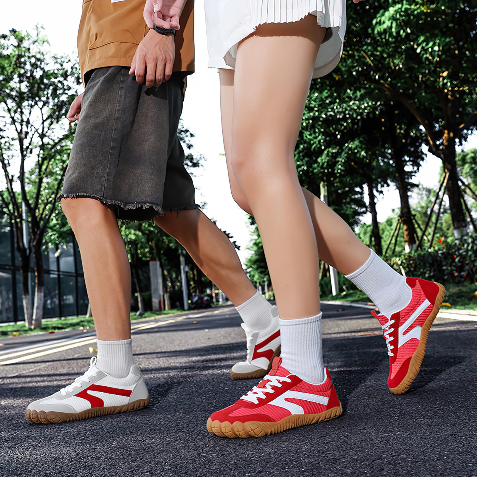 AONETIGER Buty Barefoot Męskie Damskie Minimalistyczne | Szerokie, lekkie, oddychające, wygodne, antypoślizgowe | idealne do wędrówek, biegania, siłowni, codziennych spacerów