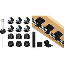 20 Pack Cable Management Under Desk 12 Pack Mini Magnetic Cord Organizer