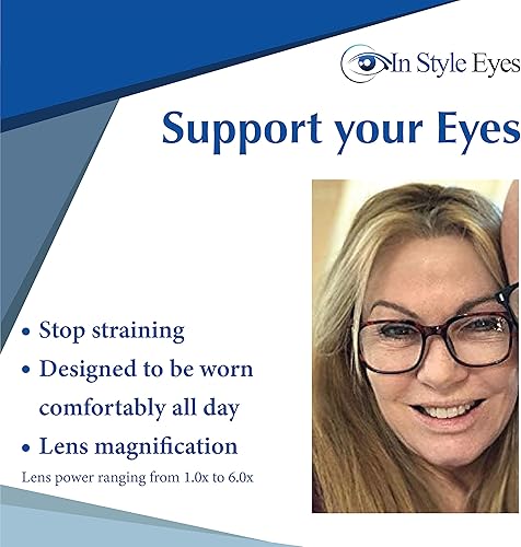 Miniatura 2 de Ancianos - Lentes de lectura grandes, borde completo, marco cuadrado ligero, lentes de miopía - Lente de gran tamaño