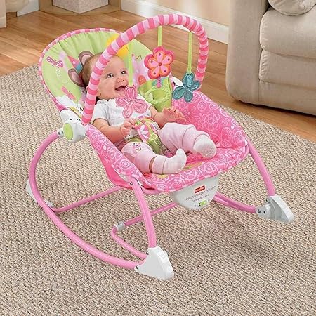 IYAAN Baby Rocker with Music & Vibration/Rocker Chair for Baby/Baby Rocker Cum Bouncer Multicolor Pack of 1