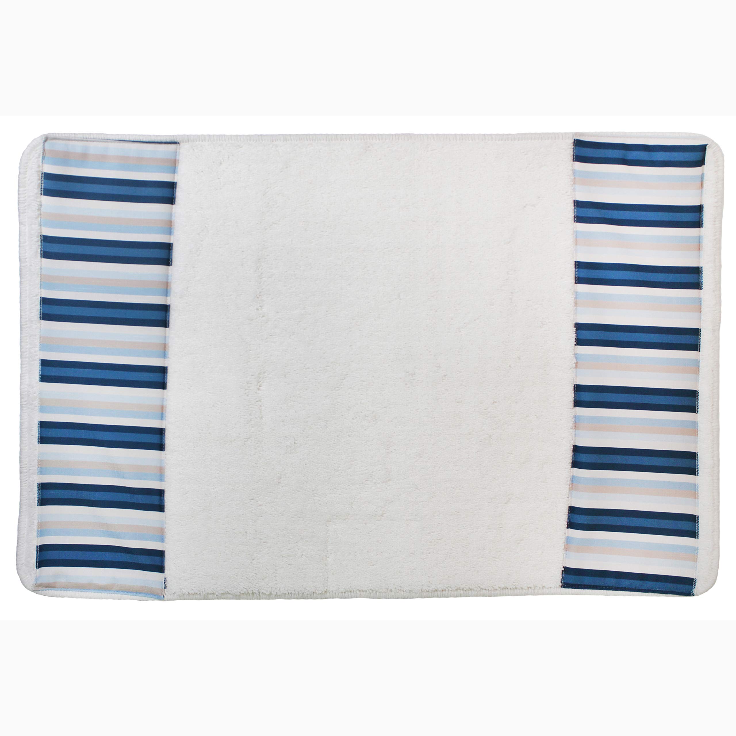 Popular Bath BEAUTIFLY ELEGANT COLLECTION BATH RUG, BLUE