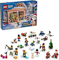 LEGO City 2024 Advent Calendar, Holiday Countdown Gift for Ages 5 and Up, 24 Surprises for Kids, Fun Miniature Christmas...