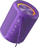 Portable Bluetooth Speaker Wireless, IPX7 Waterproof Mini Speakers, 20W Loud Stereo Bass, 15H Playtime, BT5.3 & TWS, RGB Light, for Shower/Outdoor/Party/Gift/Stocking Stuffers (Blue)