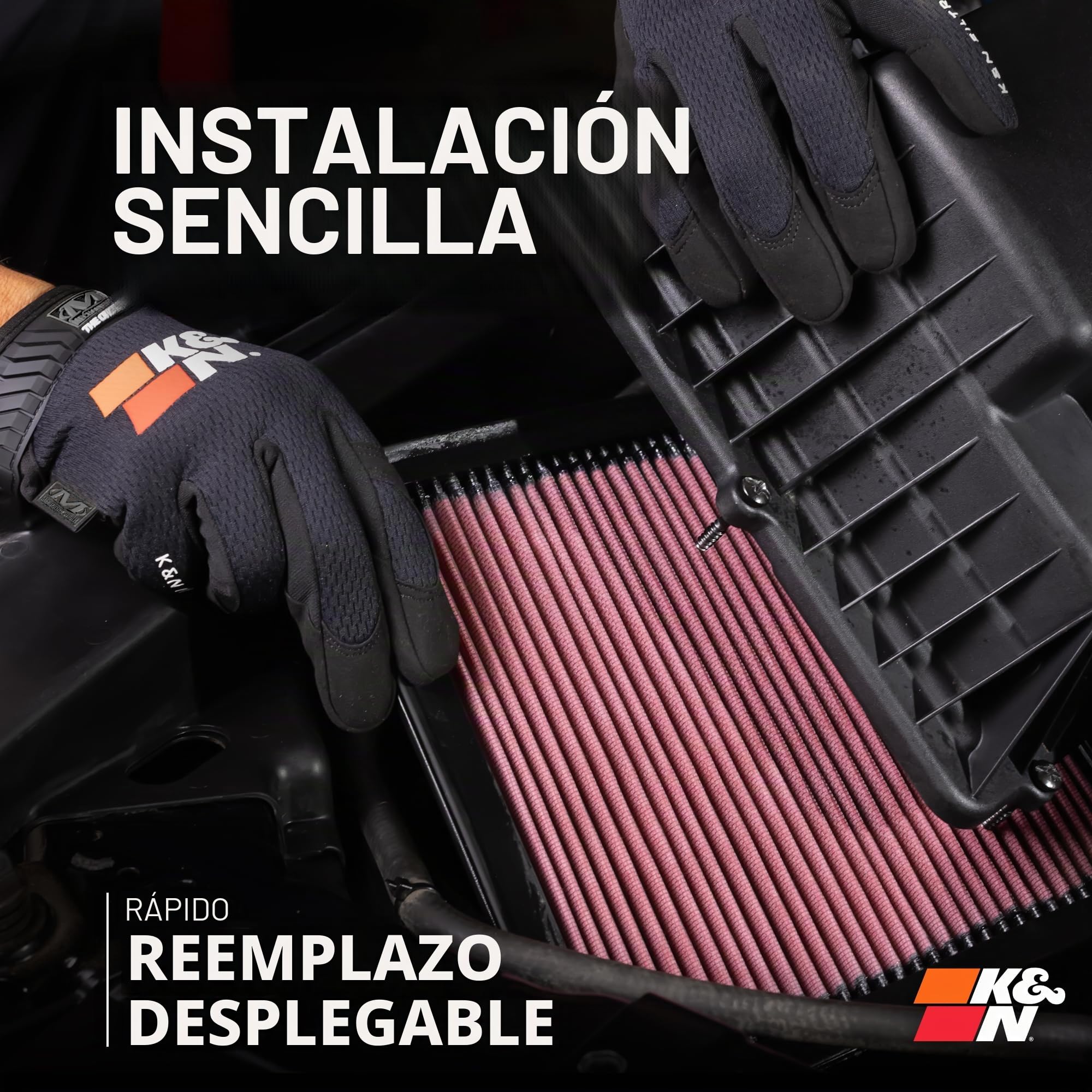 K&N 33-2438 Filtro de Aire Coche