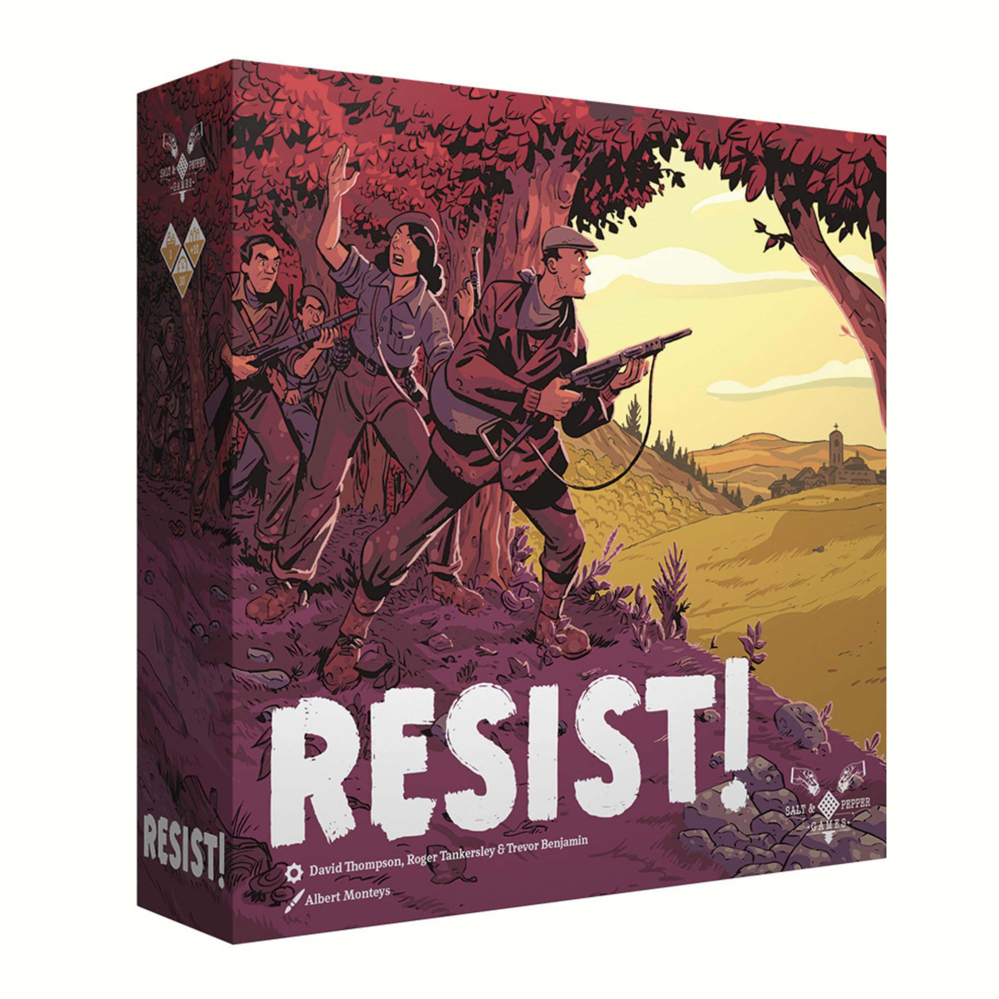 Resist! - Solitaire Card Game - Ages 10+ - 1 Player - English Version