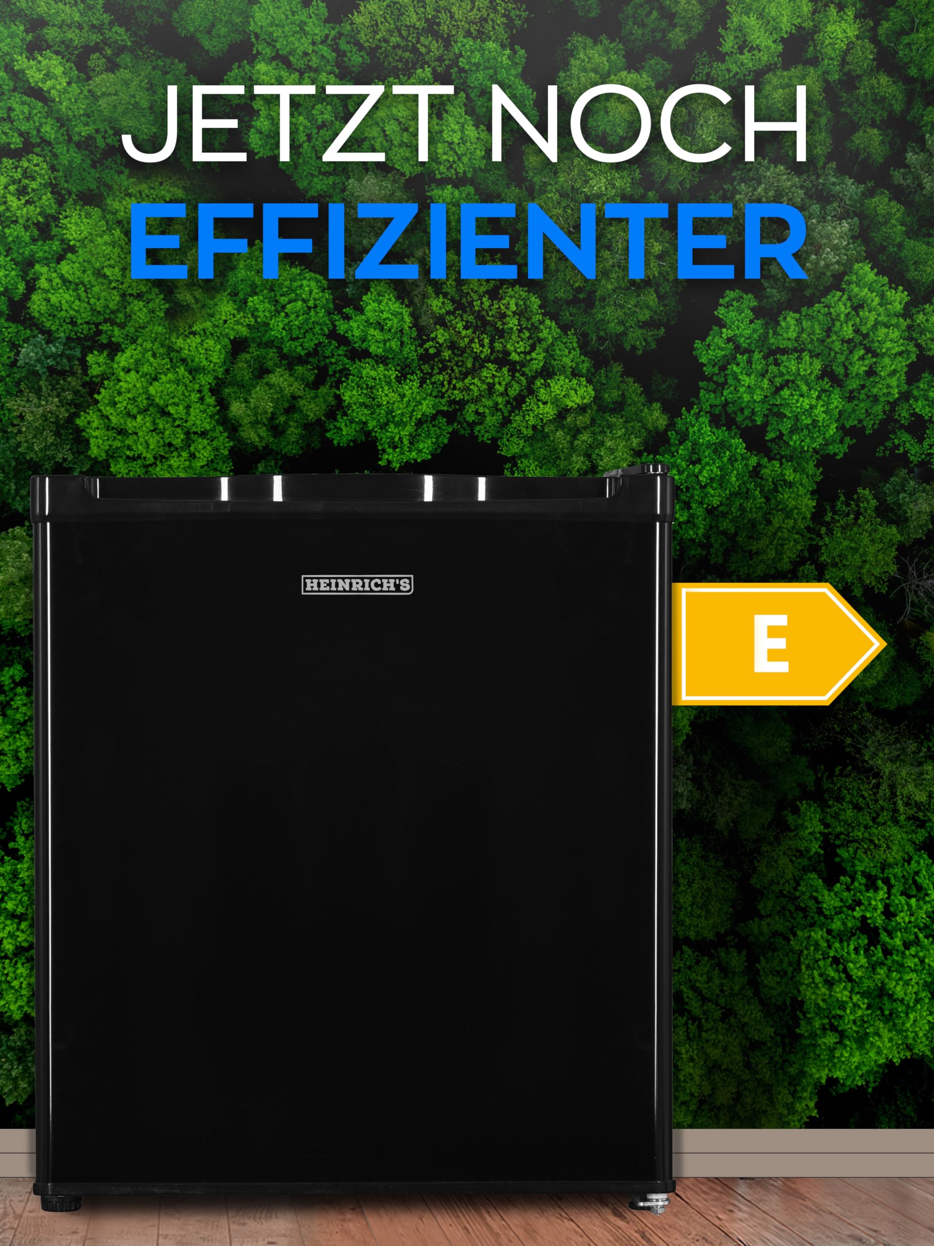 Heinrich´s Mini congelatore da 33 l, -18 °C, piccolo, silenzioso, 40 dB, con cerniera della porta intercambiabile, perfetto per ufficio, campeggio, attività all'aperto