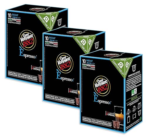 Caffe Vergnano Èspresso descafeinado 3 paquetes x 10 cápsulas
