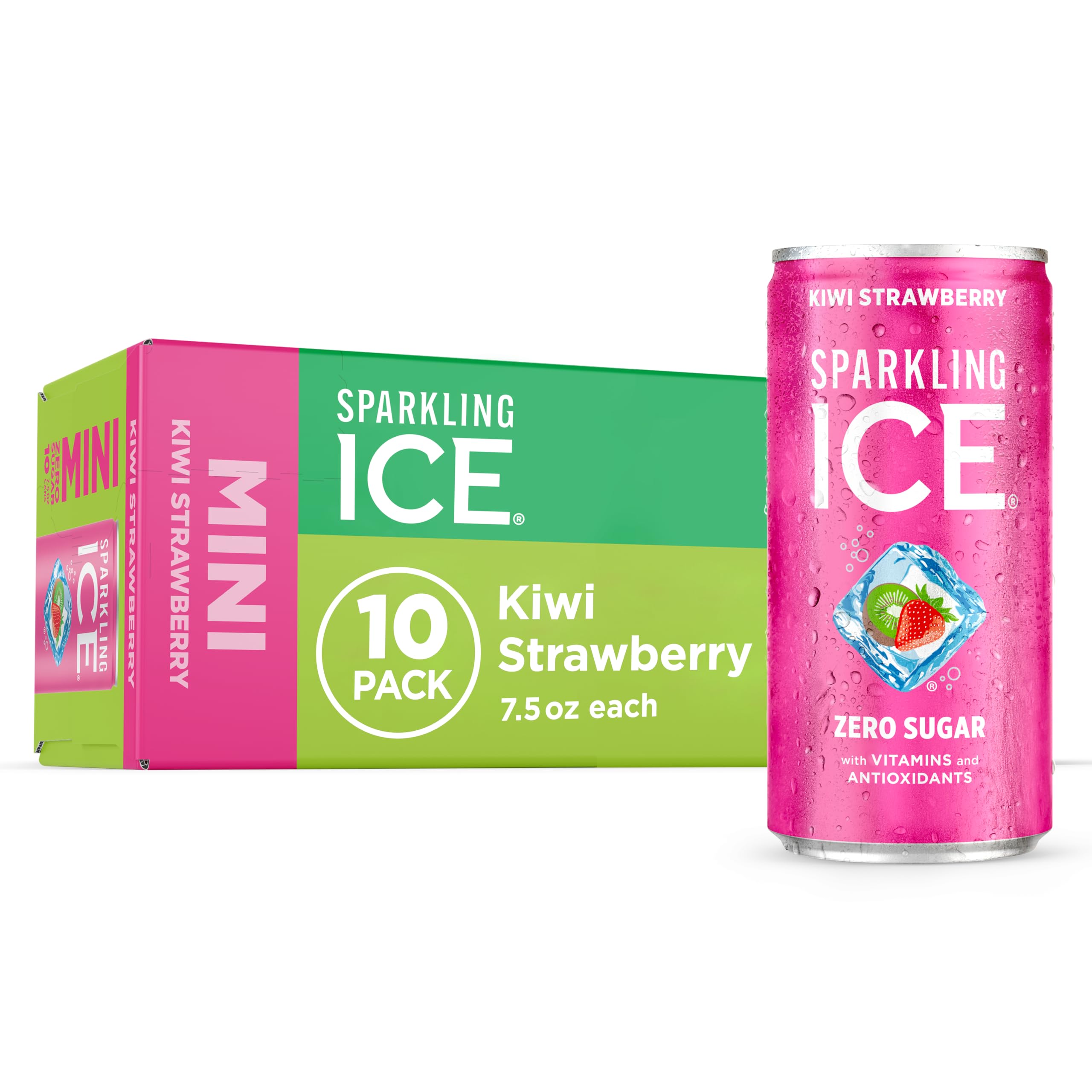 Amazon.com : Sparkling Ice Kiwi Strawberry Sparkling Water, with