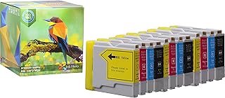 Ink Hero Compatible Cartridges Replacment for Brother LC-51 12 Pack DCP 130C 330C 350C 750CW Intellifax 1360 1860C 1960C 2480C 2580C MFC 240C 3360C 440CN 465CN 5460CN 5860CN 665CW 685CW 845CW 885CW